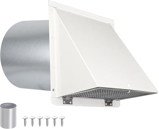JYINCPED 10 Inch Hooded Wall Vent by JYINCPED