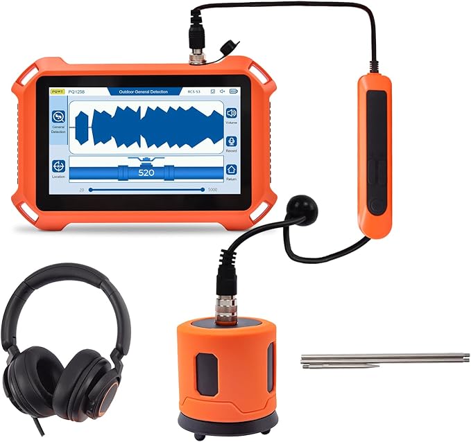 PQWT 125B Water Leak Detector, Outdoor Underground Pipe Leak Detection - Image 4
