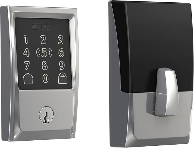 Schlage BE499WB CEN 625 Encode Plus WiFi Deadbolt Smart Lock, Keyless Entry by SchlageLockCompany