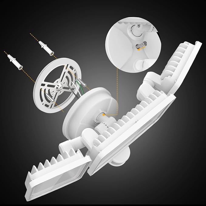 Onforu 100W LED Security Lights Motion Sensor Light Outdoor, 9000LM Ultra Bright - Image 8