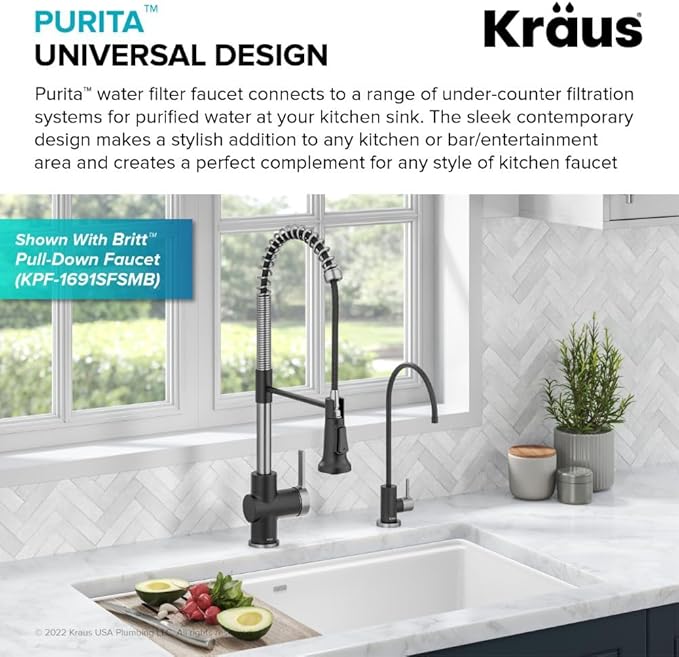 KRAUS® Purita™ Single Handle Drinking Water Filter Faucet - Image 2
