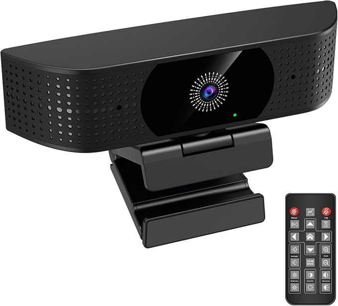 4K Webcam for PC, Ultra HD 4K 12MP Webcam by MOERTEK