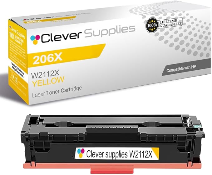 CS Replacement Compatible with HP 206X Toner Cartridge W2112X to use with Color by CleverSupplies
