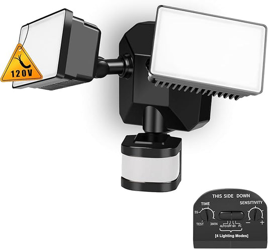 EMANER Motion Sensor Flood Light Dusk to Dawn, Outdoor LED Security Lights by EMANER%C2%AE