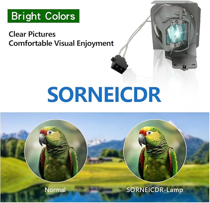 SORNEICDR BL-FP240E/SP.78V01GC01 Replacement Projector Lamp Bulb Compatible - Image 3