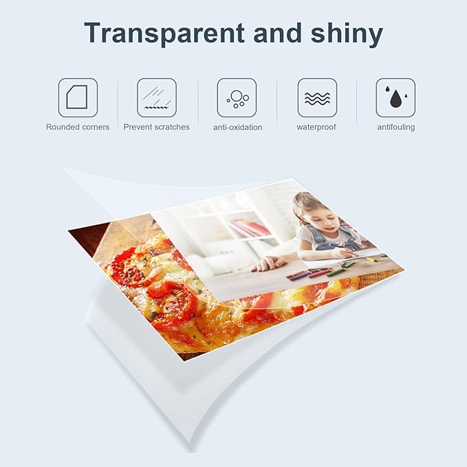 300 Pack 3 Mil Thermal Laminating Pouches, Plastic Laminating Sheets, 9 x 11.5 - Image 4