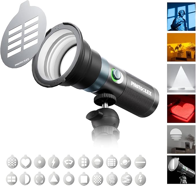 PHOTOOLEX 4 Colors Photography Flashlight by PHOTOOLEX