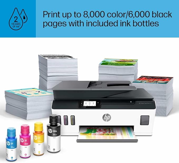 HP Smart Tank Plus 651 Wireless All-in-One Printer, Ink Tank Printer-for-Home - Image 10