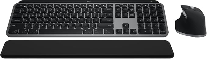 Logitech MX Keys S Combo for Mac, Wireless Keyboard and Mouse by Logitech
