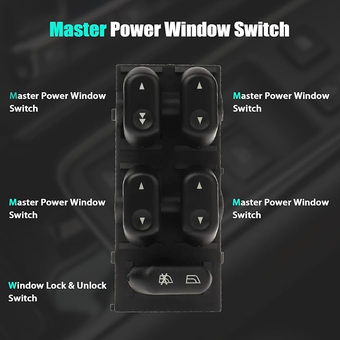 Master Power Window Control Switch - Image 4