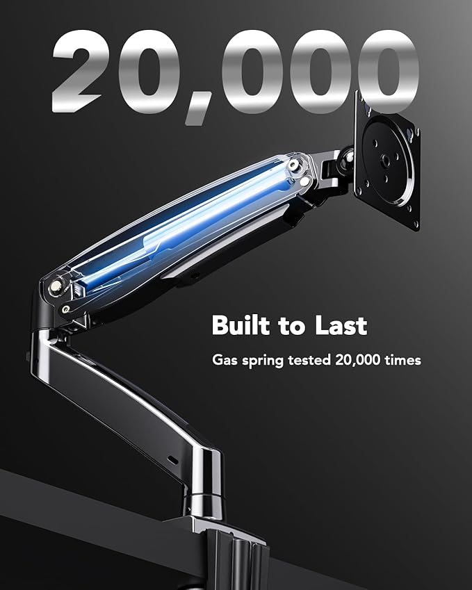 HUANUO Single Monitor Arm for 13-35 inch Screens, Ultrawide Computer Monitor - Image 7