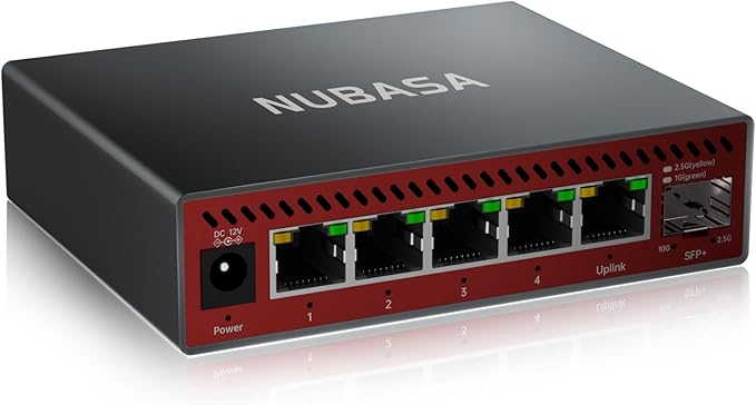NUBASA 5-Port 2.5Gb Switch by Unknown