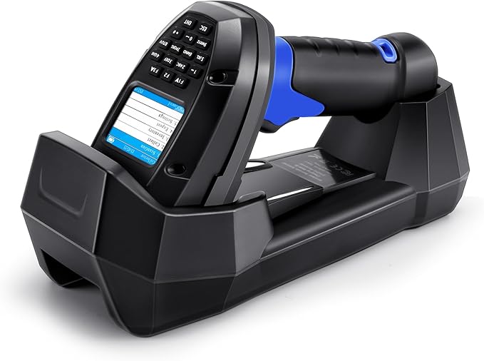 1D 2D Barcode Scanner Wireless, JRHC Portable Inventory Scanner & Data by JRHC