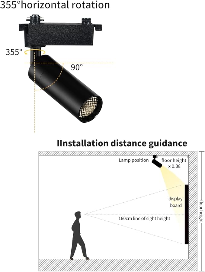 Gpaillumic LED Track Lighting Heads Compatible - Image 5