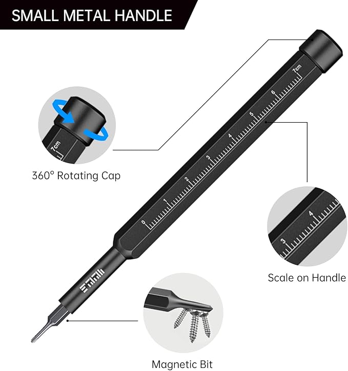 Compact Screwdriver Set, JAKEMY 105 in 1 Precison Mini Screwdriver Kit - Image 2