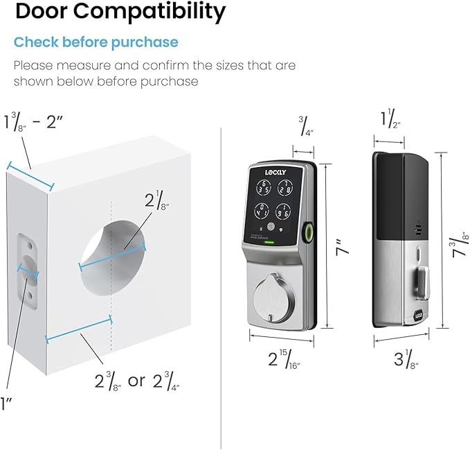 Lockly Secure Plus, Keyless Entry Door Lock, Smart Locks - Image 9