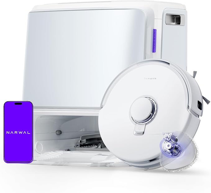 NARWAL Freo Z10 Robot Vacuum and Mop Combo, Tangle Free Robot Mop, 000Pa Suction by Narwal