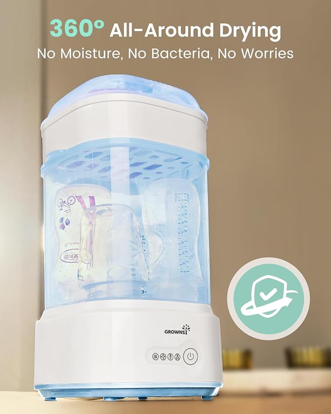 Bottle Sterilizer and Dryer, Compact Electric Steam Baby Bottle Sterilizer - Image 3