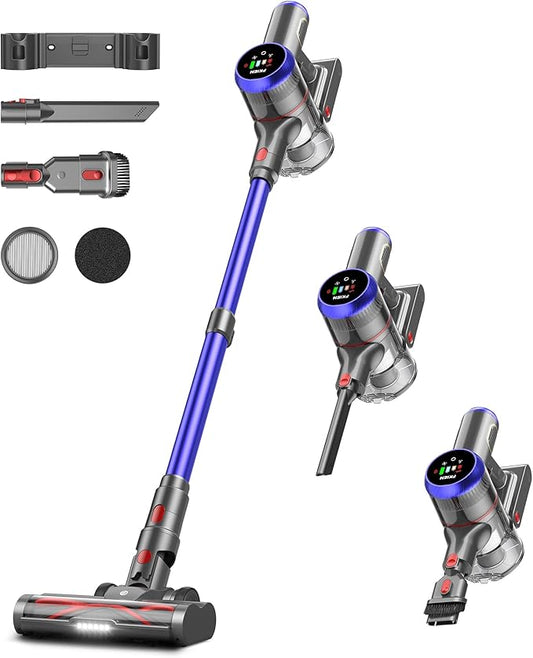 FKIEN Cordless Vacuum Cleaner, 550W 45kPa 65Mins Vacuum Cleaners by Unknown