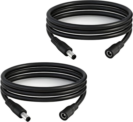 5.5mm x 2.1mm 3.3FT DC Power Extension Cable Male to Female 12V/24V 14AWG DC by IMIYORE