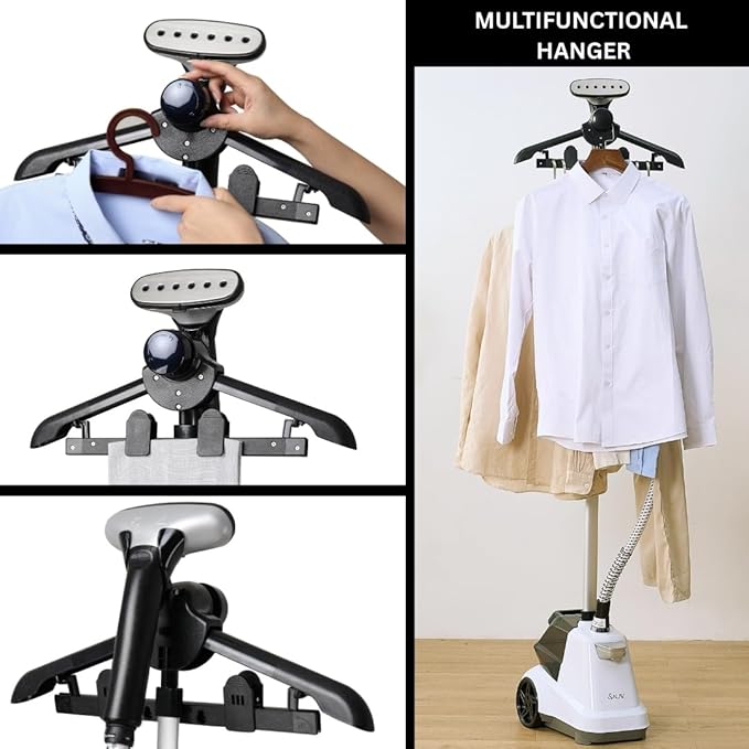 SALAV Heavy Duty Commercial Full-Size Garment Steamer - Image 4