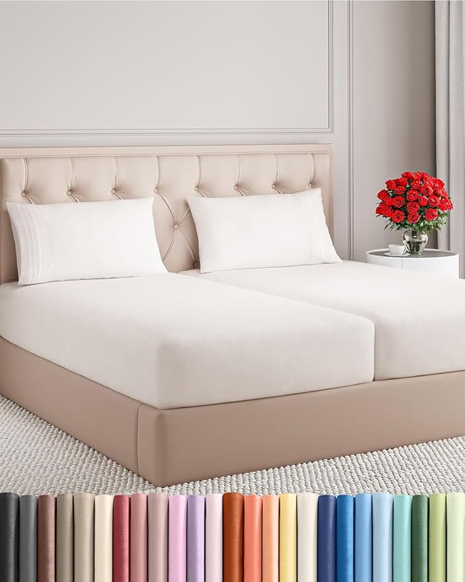 Split King Size 5 Piece Sheet Set by CGKUnlimited