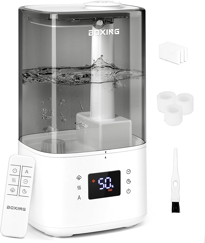 BOXING 6L Warm & Cool Mist Humidifiers by BOXING