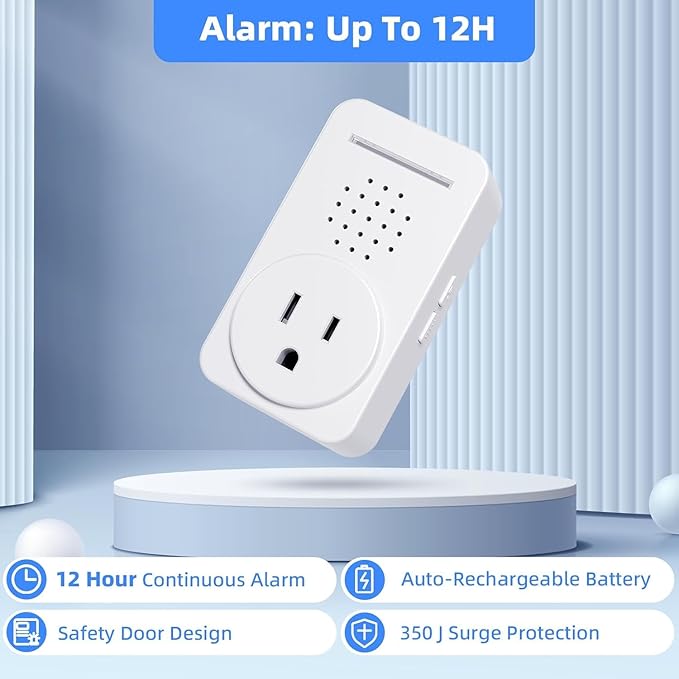 2 Pack Power Failure Alarm ，Power Loss Alarm - Image 4
