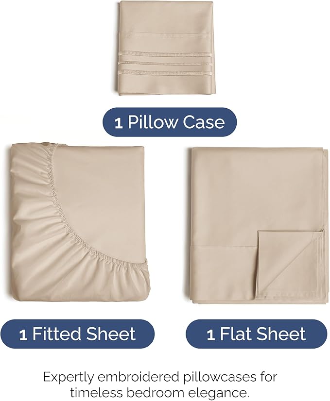 Twin Size 3 Piece Sheet Set - Image 2