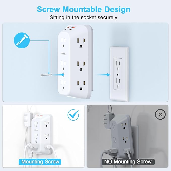 Outlet Extender Wall Charger - Image 7