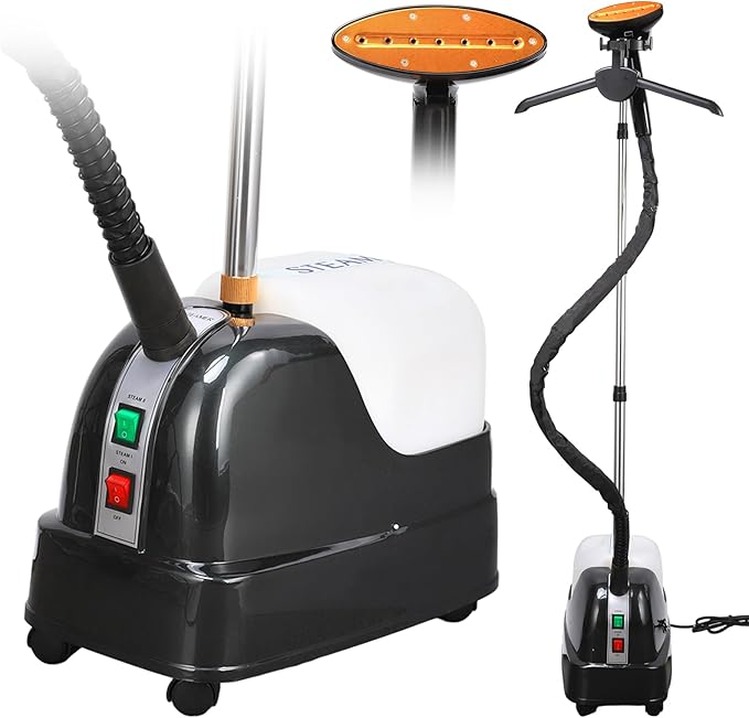 Steamer for Clothes 1800W Standing Garment Steamers 45s Fast Heat-up 90 Mins of by JGYGTJ