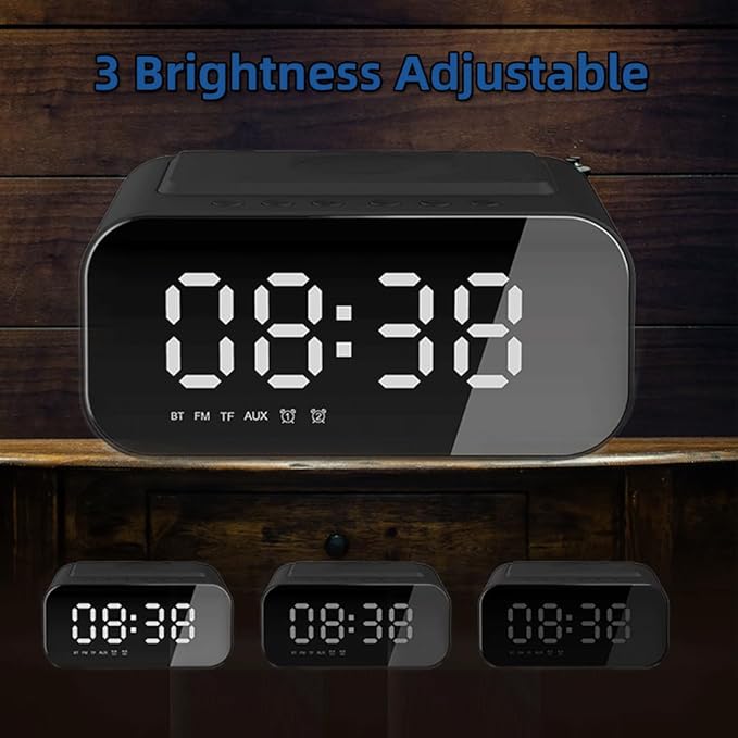 IHAO 7in1 Multifunctional Digital Alarm Clock - Image 6