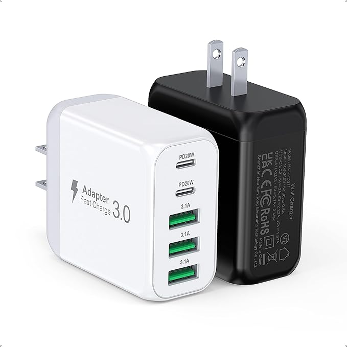 60W USB C Wall Charger Block, Galaxy S24/S23 by CSODINCE