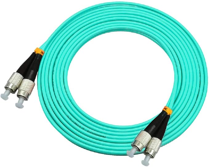 Jeirdus 1Meter 3ft Duplex 50/125 10G OM3 Multi-Mode Fiber Optic Cable Jumper - Image 3