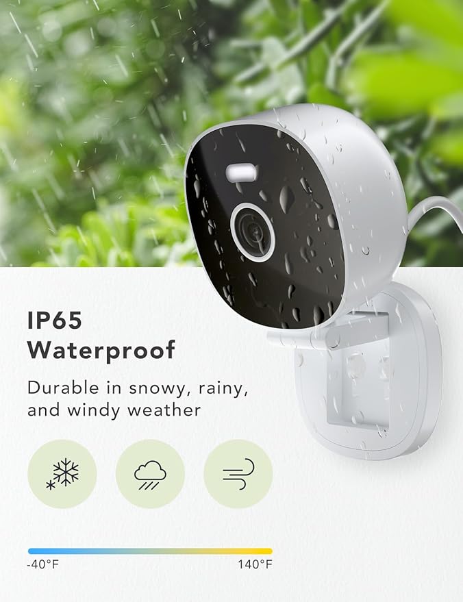 FAMVIVA 2K Security Camera, Outdoor/Indoor - Image 2