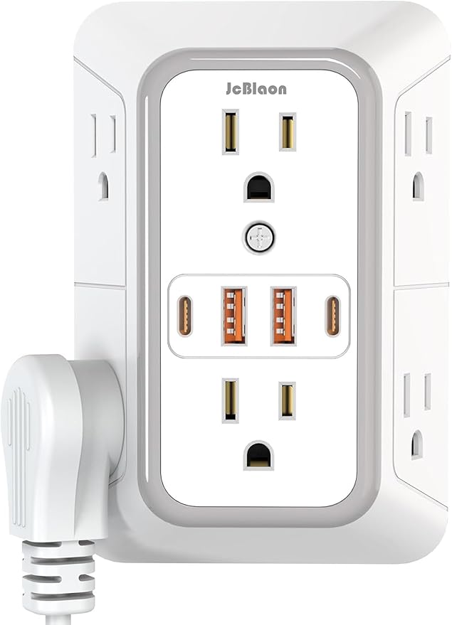 USB Wall Charger Power Strip Surge Protector by JcBlaon