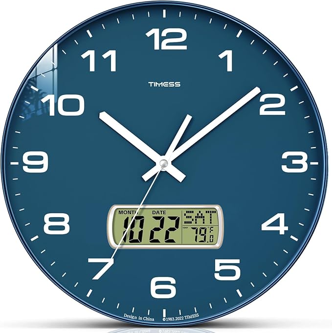 TIMESS Wall Clock, Ideal Modern Home, Office Decor by TIMESS