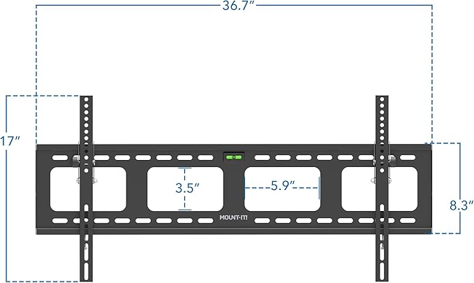 Mount-It! Low-Profile Tilt TV Wall Mount | Ultra-Slim Bracket - Image 8