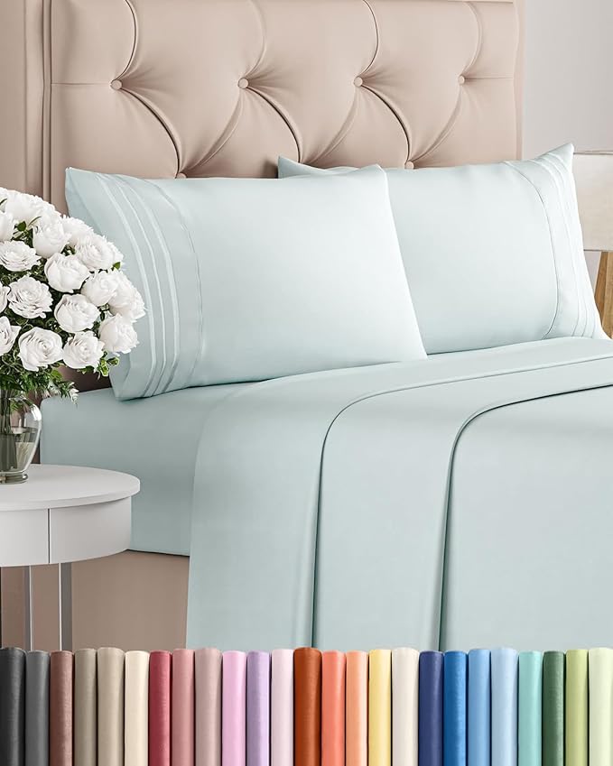 King Size 4 Piece Sheet Set by CGKUnlimited