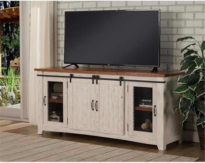 Martin Svensson Home Rustic 65” Solid Wood TV Stand - Image 6