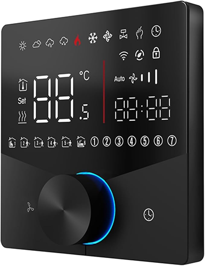 WiFi Central AC Thermostat Energy Saving Control Wall Mounted Programmable - Image 2
