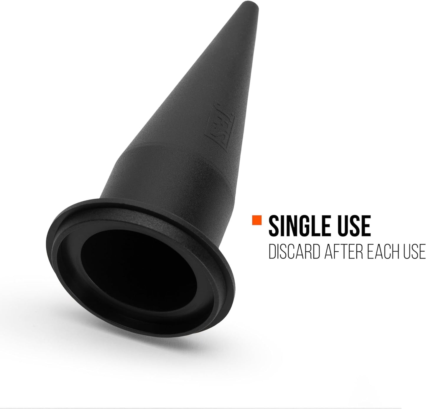 Cone Nozzle for Sausage and Bulk Caulk Guns, 10-Pack