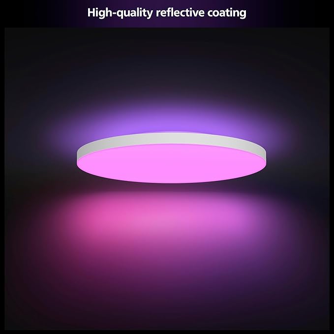 Philips Hue Datura Smart Ceiling Panel White & Color Light, Voice Control - Image 2