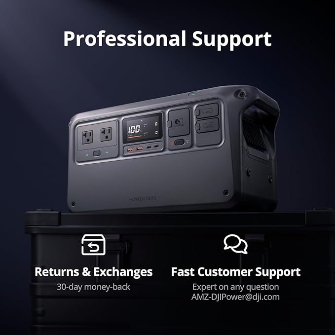 DJI Power 1000 Portable Power Station, 1024Wh LiFePO4 Battery, 2200W AC/140W - Image 7