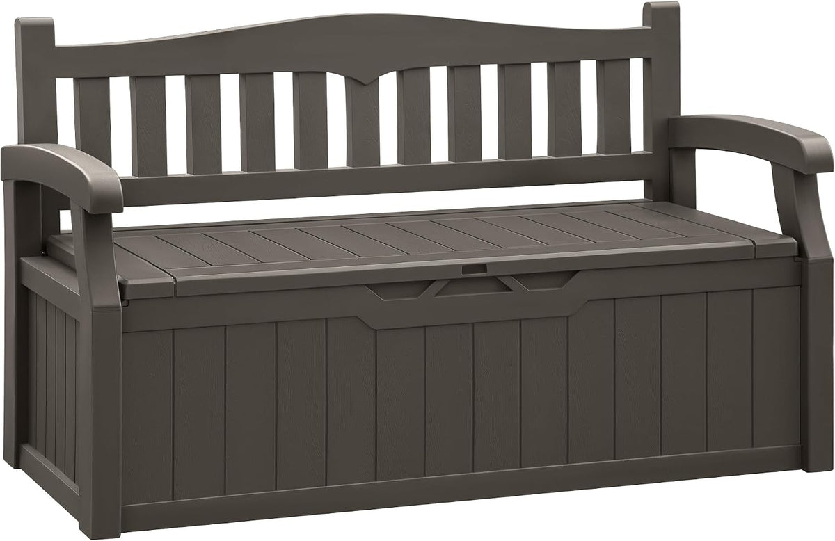 flamaker 80 gallon storage bench, deck box with, main product view