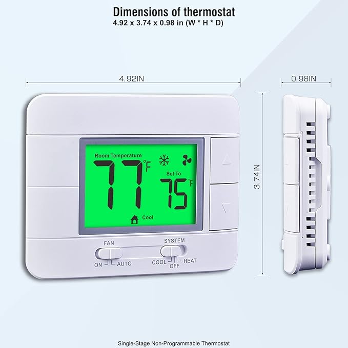 Upgraded Non Programmable Thermostats - Image 3
