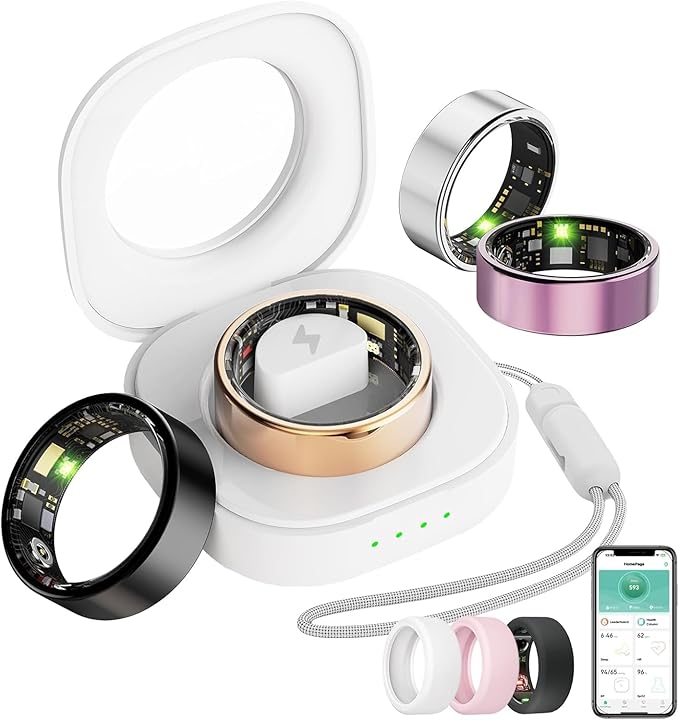 Smart Ring for Women Men, Health Tracker by Oucscru-SmartHealthDevices