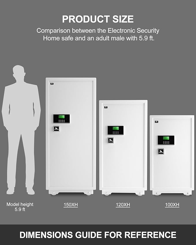【US STOCK】TIGERKING 11.5 Cubic Feet Extra Large Heavy Duty Safe Box, Home Safe - Image 7