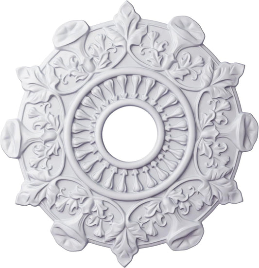 17 1/2"OD x 4"ID x 1"P Preston Ceiling Medallion (Fits Canopies up to 4")