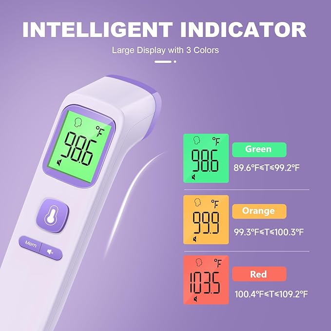 No-Touch Thermometer for Adults and Kids, Digital Accurate Baby Thermometer - Image 3